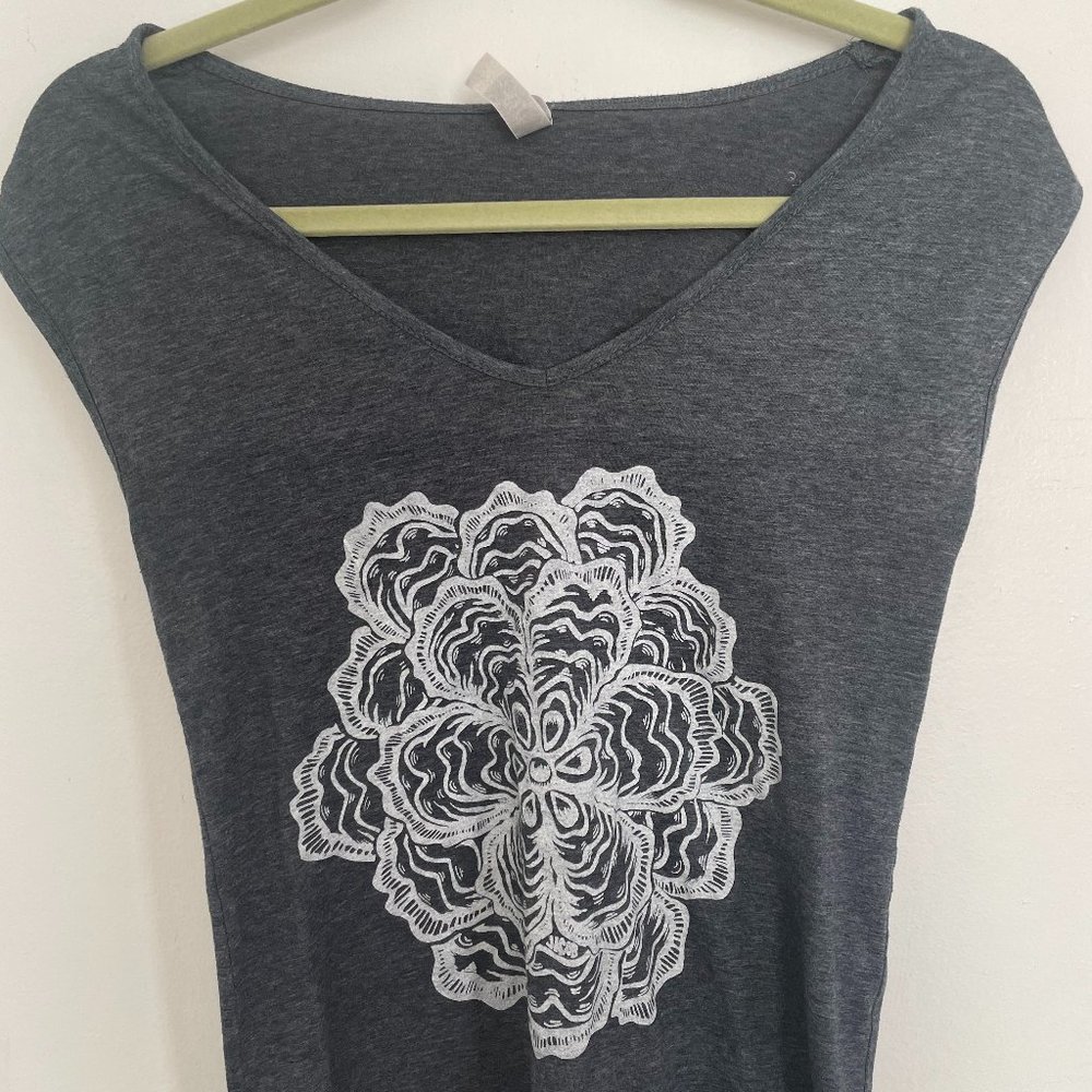 Oyster graphic T-shirt